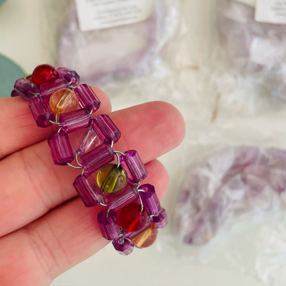 The Pampered Chef Beaded Napkin Rings Set of 6